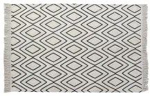 Tappeto DKD Home Decor Nero Bianco (120 x 190 x 0,7 cm)