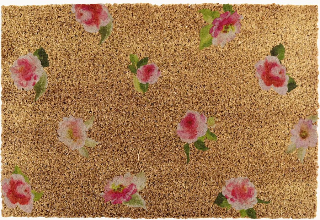 Zerbino Watercolour Pink Flowers