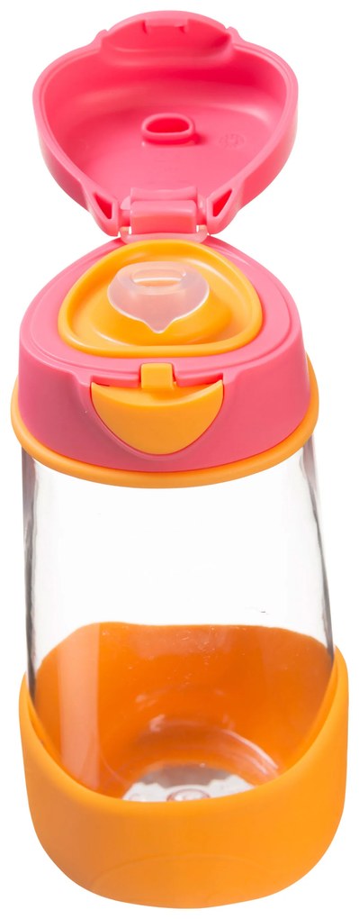 Bottiglia Sport 450 ml – rosa/arancione