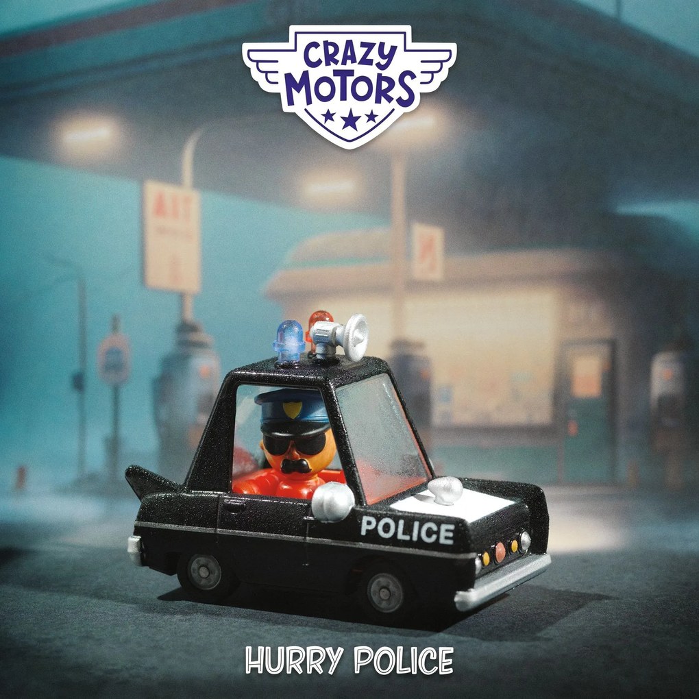 Pacchetto Crazy Motors - Hurry police + Shark N'Go + Electro Choc