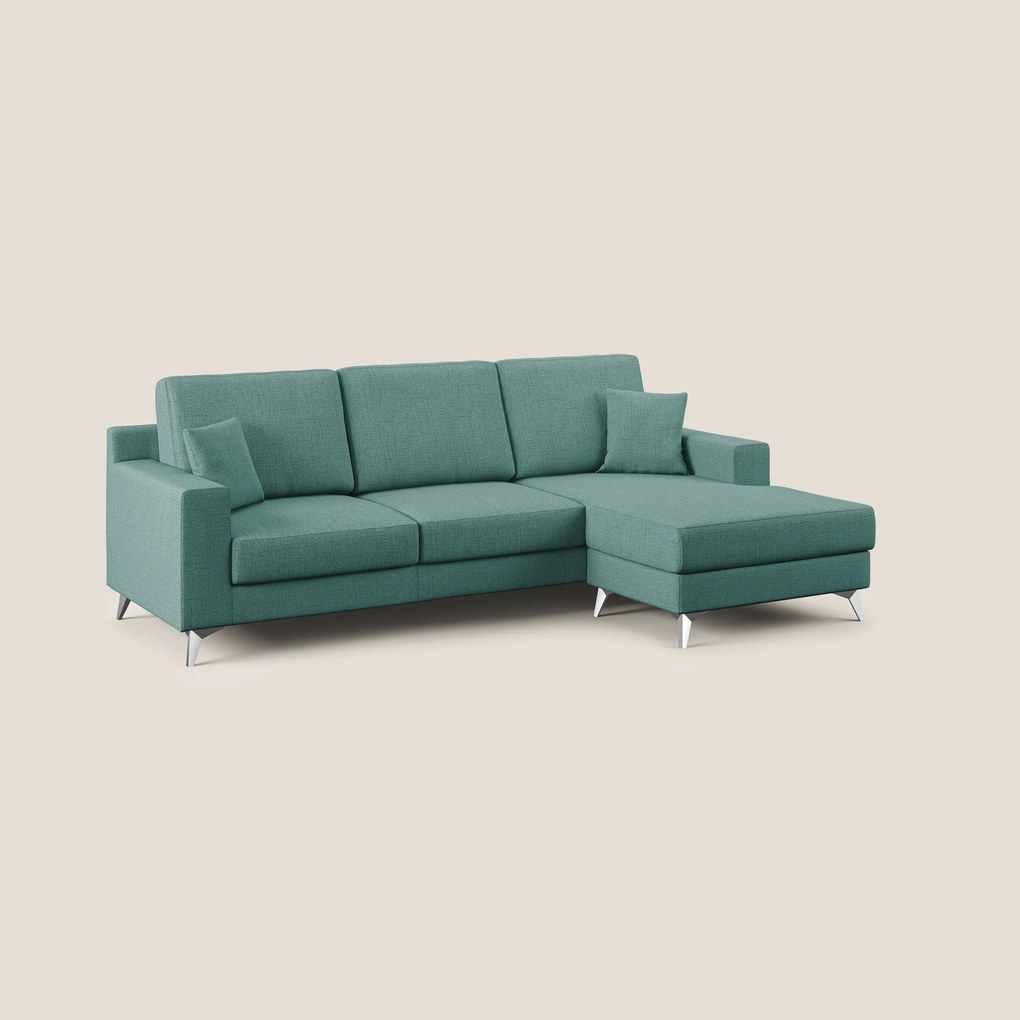 Michael Divano angolare REVERSIBILE in tessuto impermeabile T03 verde acqua