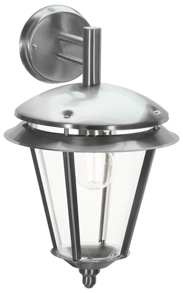 Applique da parete IP54 in Acciaio Inox E27 per Esterni da parete