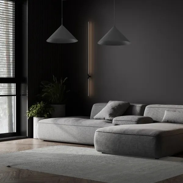 Lampadario a cavo CAPITAL 1xGX53/15W/230V Ø 46 cm nero