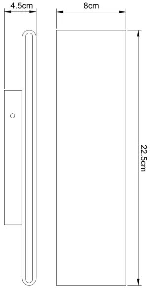 Globo 41751-8W - Applique a LED SIEGFRIED LED/8W/230V
