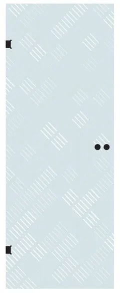 Anta in vetro a battente SlashL 80X H 210 cm, trasparente