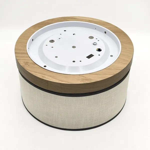 Brilagi - LED Plafoniera BELLADONNA 1xE27/15W/230V diametro 30 cm color crema/quercia