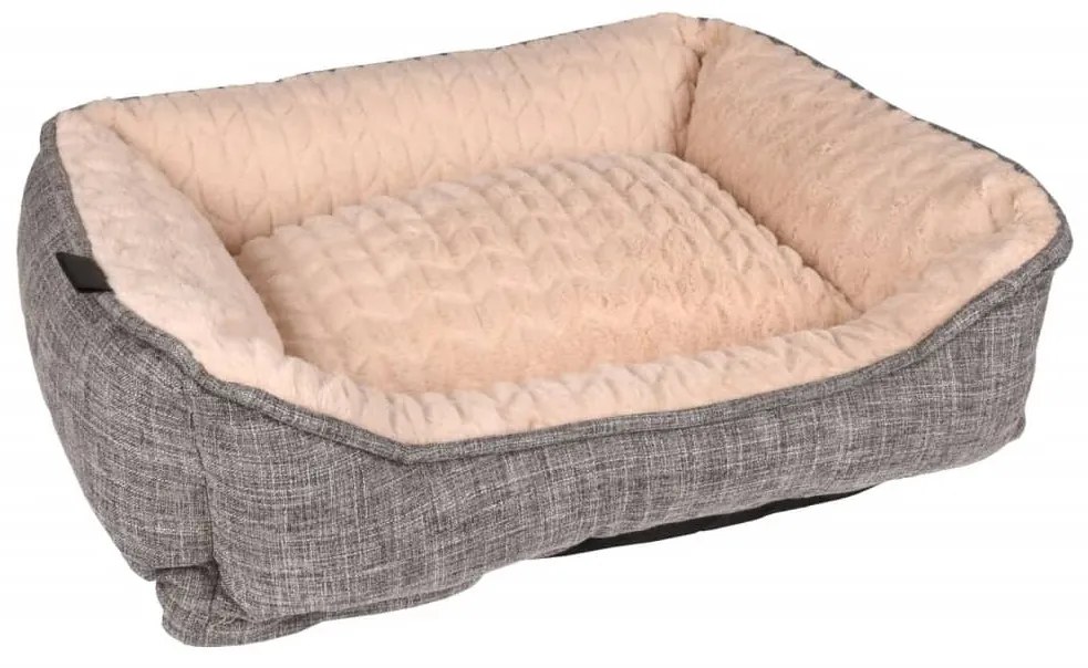 Flamingo cuccia per cani zupo rettangolare 50x40x16 cm grigia