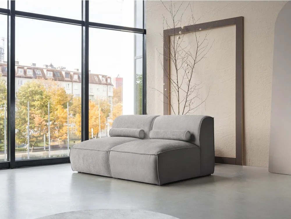 Divano componibile in grigio chiaro 152 cm Flex Felix – Miuform