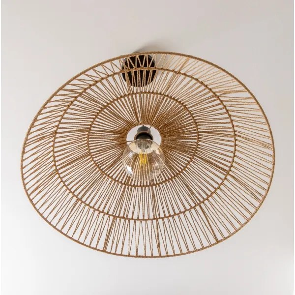 Brilagi - Lampadario LED sospeso con cavo CERIA BOHO 1xE27/40W/230V Ø 70 cm marrone