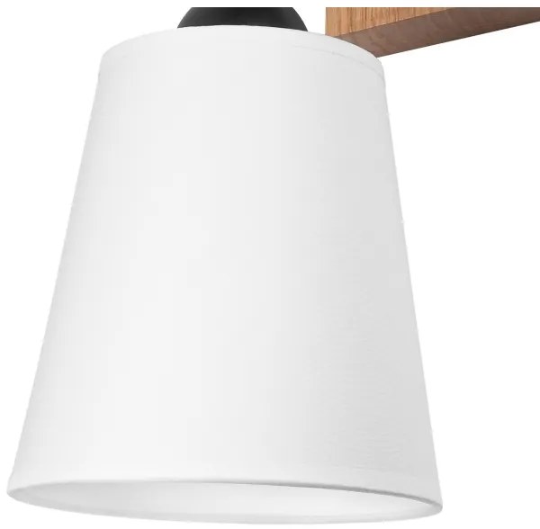 Applique LULA 1xE27/60W/230V quercia