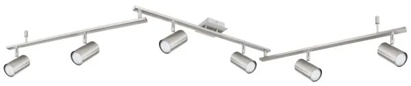 Globo 57910-6 - Faretto ROBBY 6xGU10/35W/230V cromo opaco