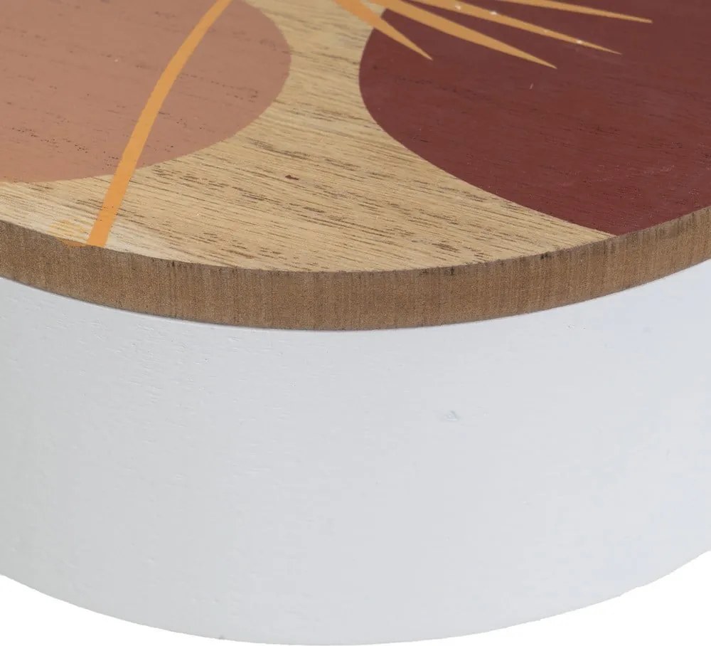 Scatole in set con coperchio/decorative 2 pz ø 17x6,5 cm – Casa Selección