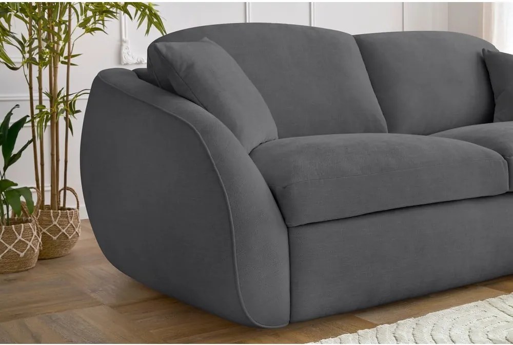 Divano in grigio scuro allungabile 235 cm Cezanne – Bobochic Paris