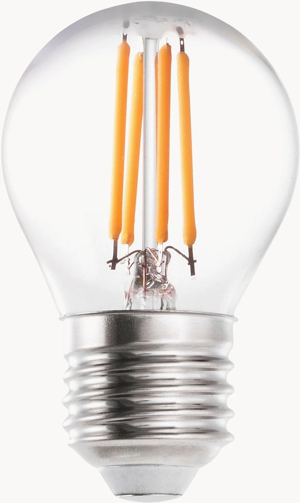 Set di 4 lampadine E27, luce regolabile, bianco caldo