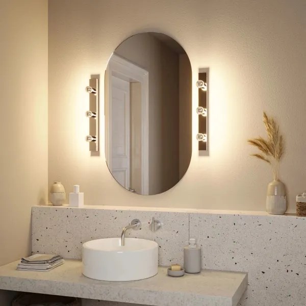 Paulmann 80096 - 3xE14/40W IP44 Lampada per specchio da bagno REGULA 230V cromo