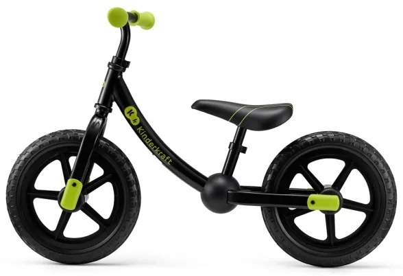 KINDERKRAFT - Bicicletta senza pedali 2WAY NEXT nera