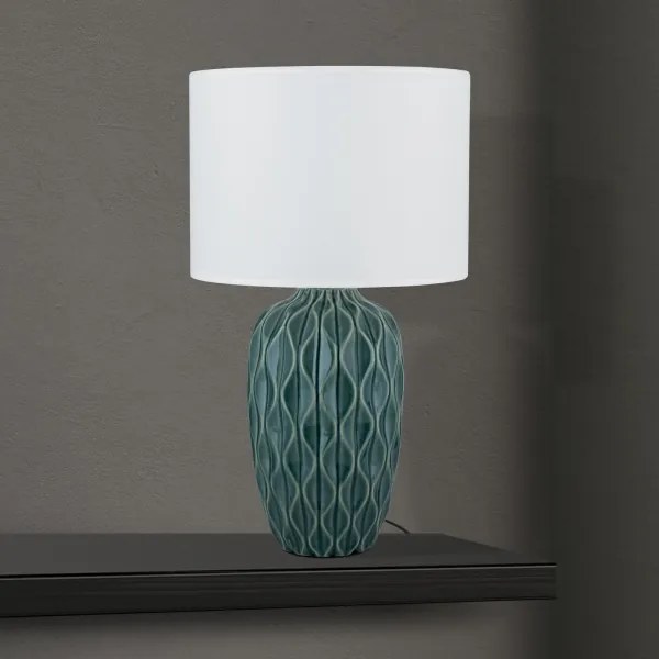 Orion - Lampada da tavolo TORTUGA 1xE27/40W/230V verde/bianco