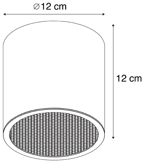 Faretto di design nero - Impact Honey