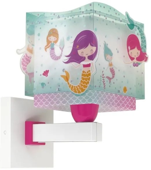 Dalber 63449 - Applique per bambini MERMAIDS 1xE27/60W/230V