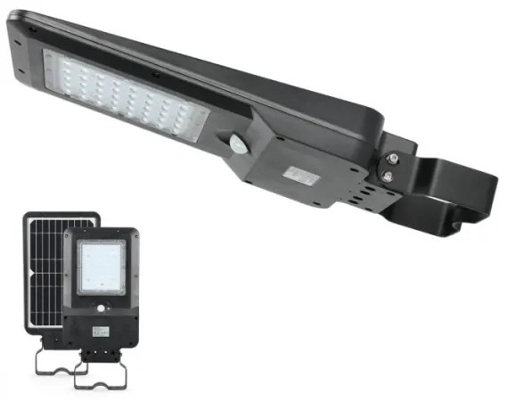 Lampione stradale solare a LED con sensore STREET LED/15W/7,4V 4000K IP65 5400 mAh