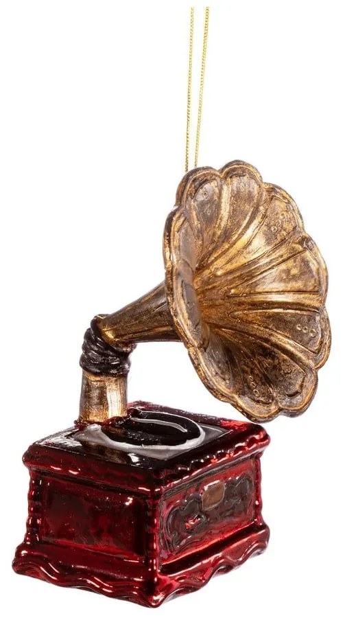 Decorazione per albero di natale fatta a mano 11 cm Gramophone – Sass &amp; Belle