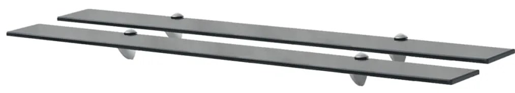 Mensole Galleggianti 2 Pz İn Vetro 100x20 Cm 8 Mm /