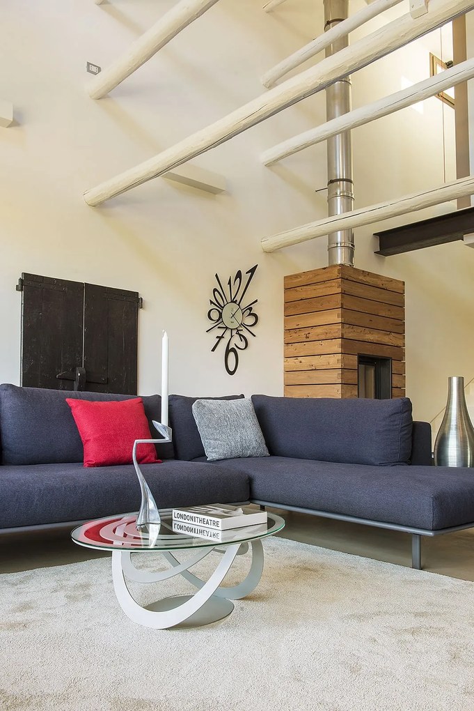 Orologio da parete irregolare Big Bang - Nero