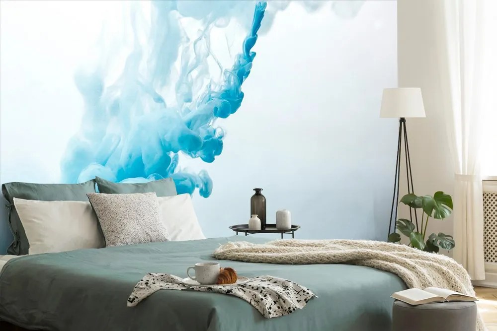 Carta da parati – Inchiostro blu nell'acqua