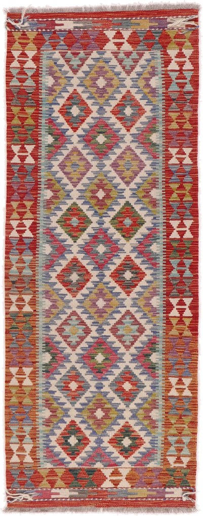 Kilim Tappeto orientale 80x200 (Afghanistan) Tessuto A Mano