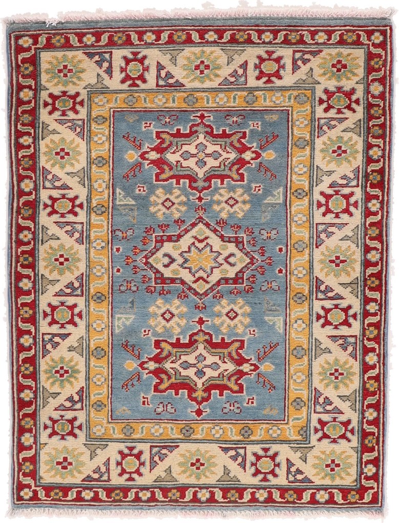Kazak Tappeto orientale 90x110 (Pakistan) Annodato A Mano