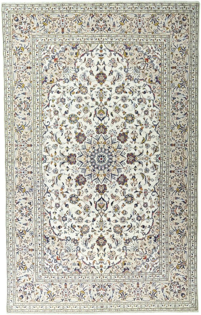 Kashan Tappeto persiano 310 x 190 Beige (Iran) Annodato A Mano