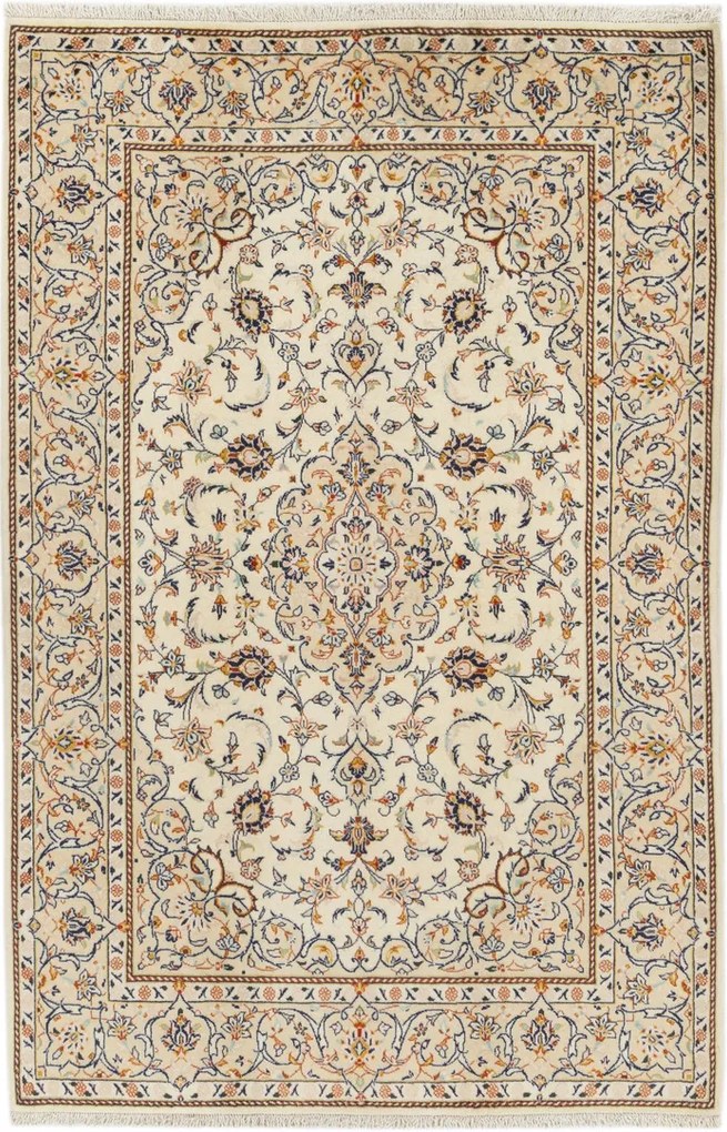 Kashan Tappeto 220x150 (Iran) Annodato A Mano