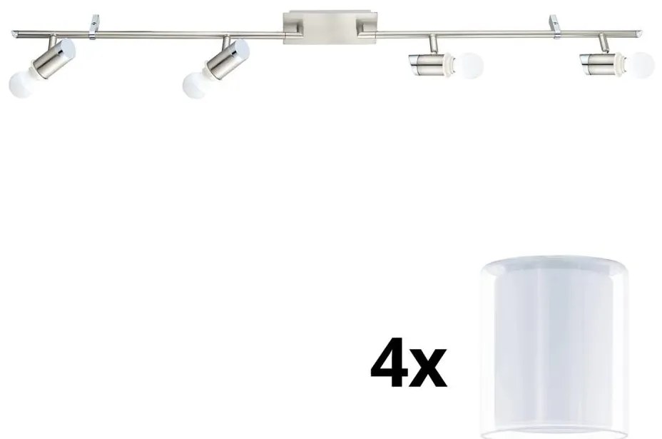 Eglo - Faretto LED MY CHOICE 4xE14/4W/230V cromo/bianco