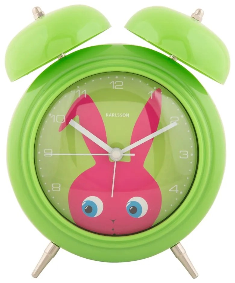 Sveglia per bambini ø 15 cm Peekaboo Bunny - Karlsson