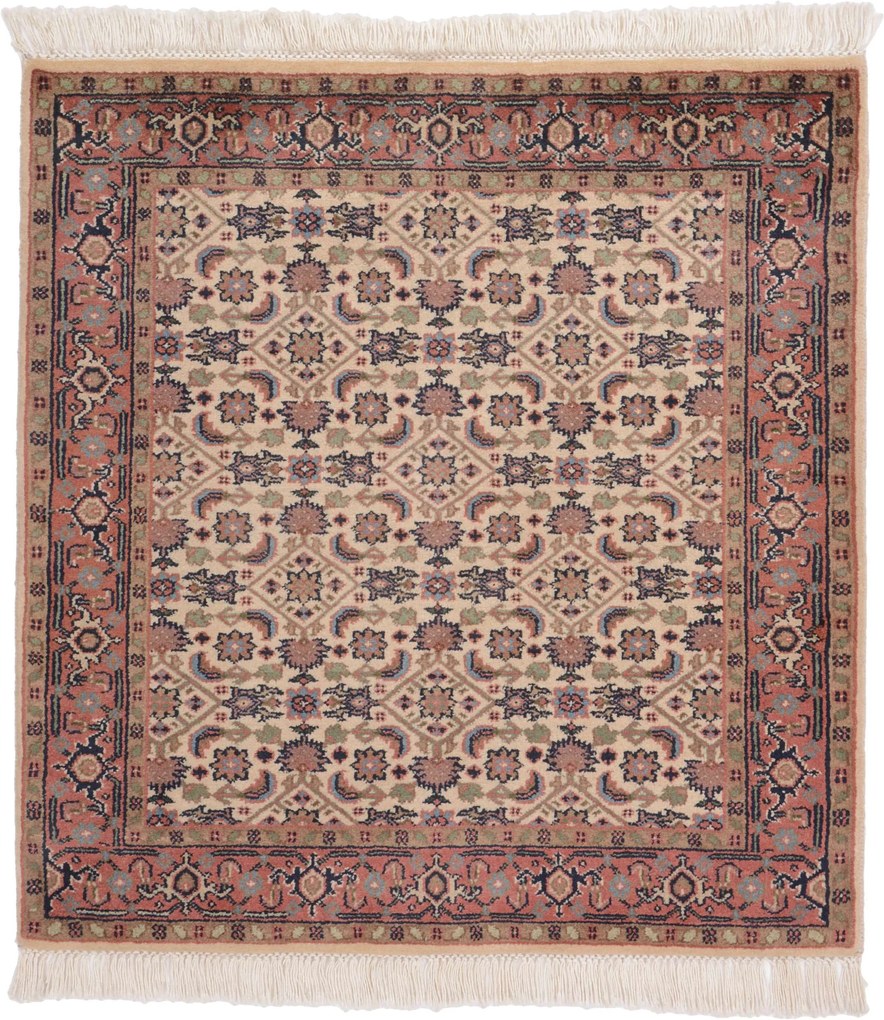 Sarouk Tappeto orientale 90x100 (Indian) Annodato A Mano