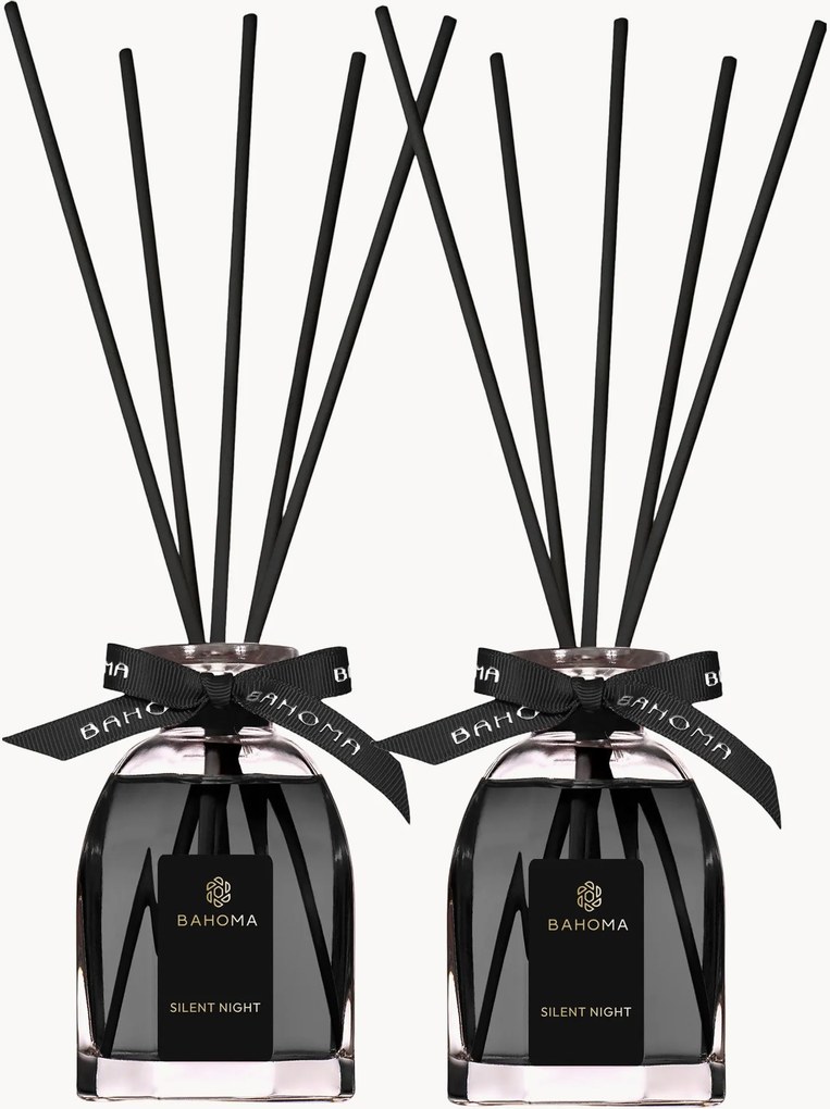 Set di 2 diffusori Reed Silent Night (mandarino, noce moscata, alloro)