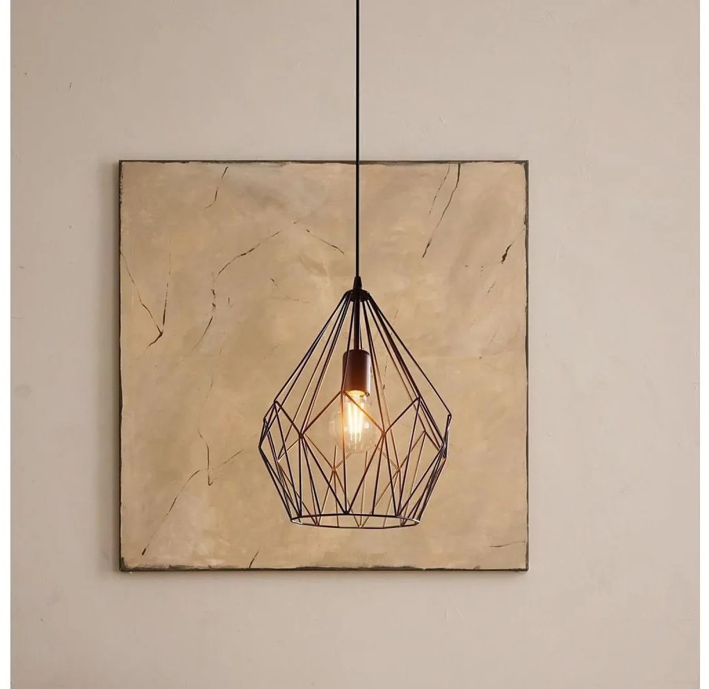 Eglo 49257 - Lampadario CARLTON 1xE27/60W/230V