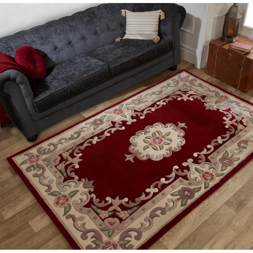 Tappeto in lana rossa 75x150 cm Aubusson - Flair Rugs