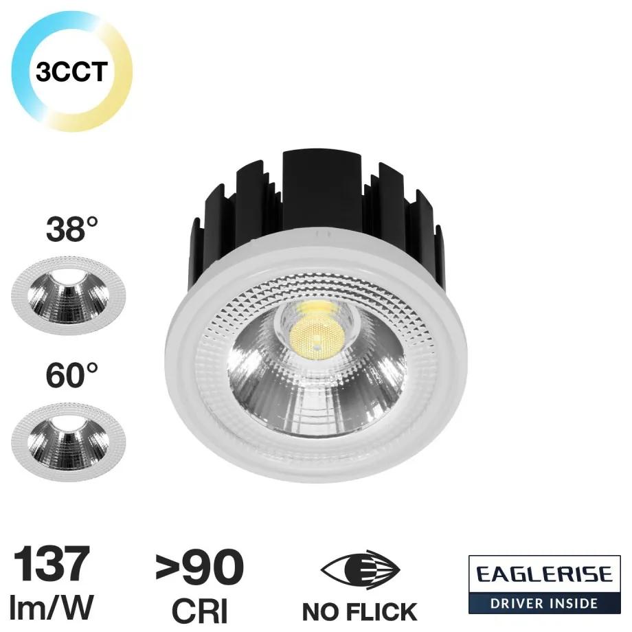 Lampada LED AR111 22W CRI90 CCT Bianco Variabile Angolo 38°/90° Colore Bianco Variabile CCT