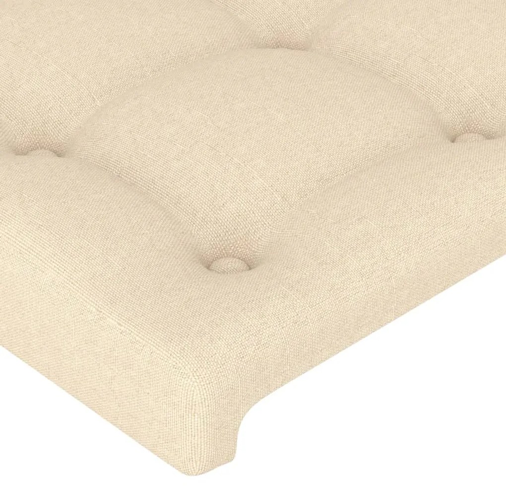 Testiere 2 pz crema 72x5x78/88 cm in tessuto
