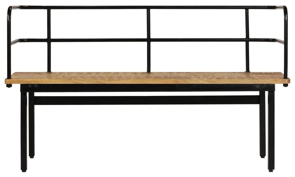 Panca 120x40x70 cm in legno massello di mango