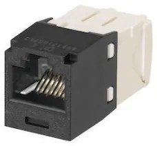 PRESA MINICOM RJ45U CAT.6 NERO