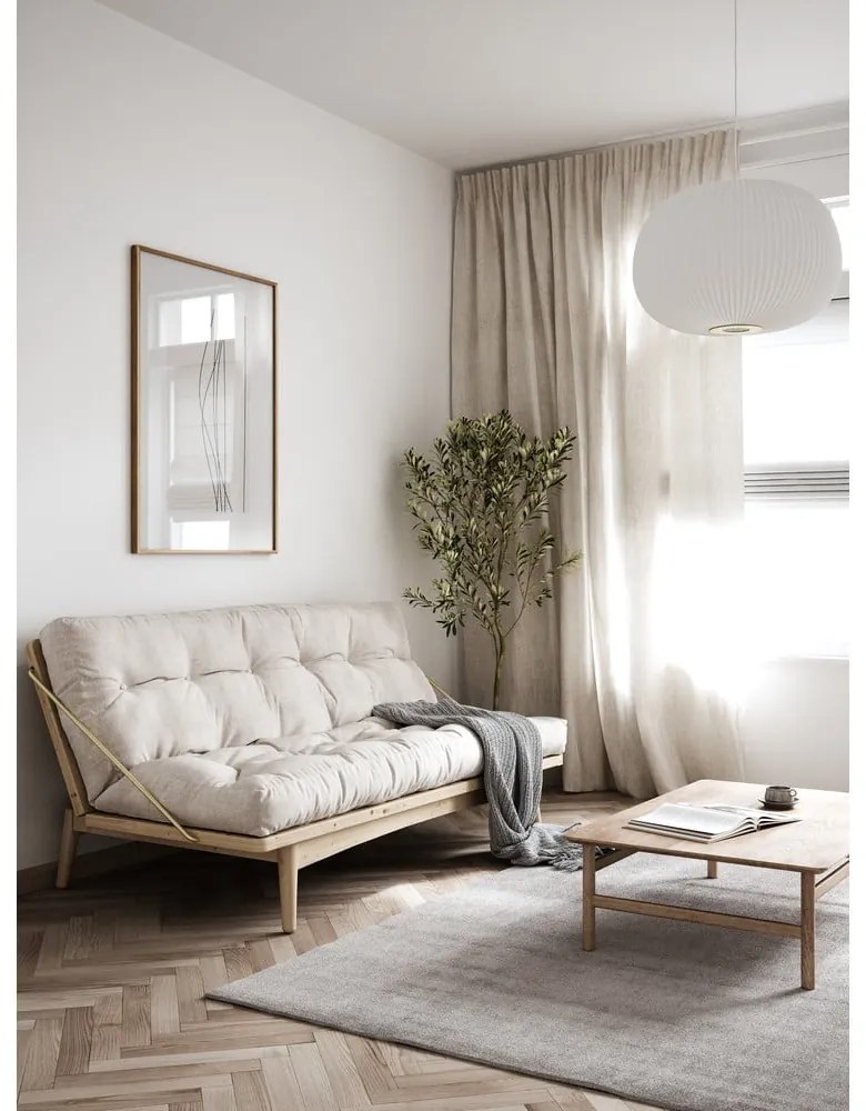 Divano variabile Trasparente/Beige grano Folk - Karup Design