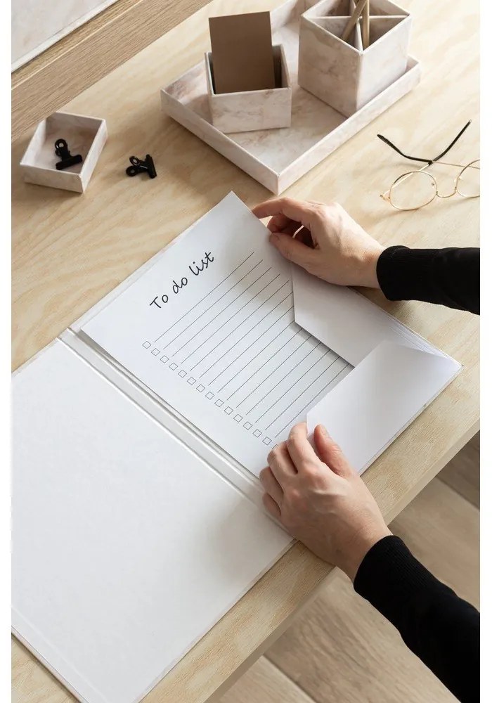 Organizer in cartone per documenti Paulina Paper Laminate A4 – Bigso