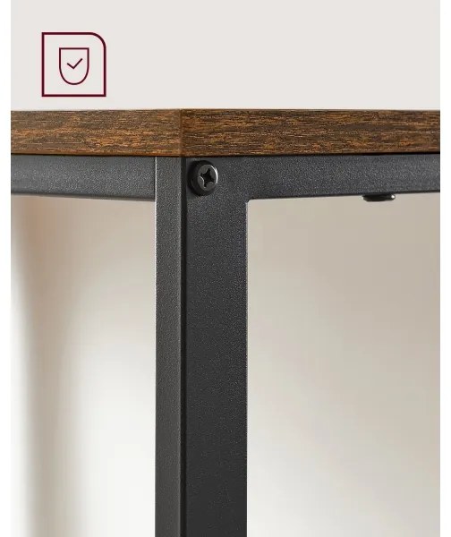 Scrivania SOLEA marrone/nera