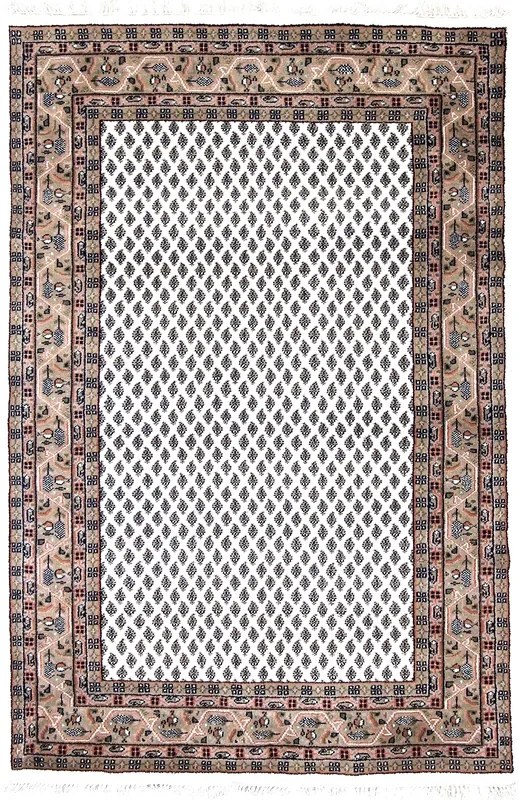 Mir Tappeto orientale 120x190 Beige (Indian) Annodato A Mano