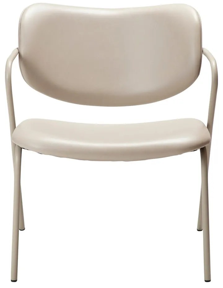 Poltrona in similpelle beige Zed - DAN-FORM Denmark
