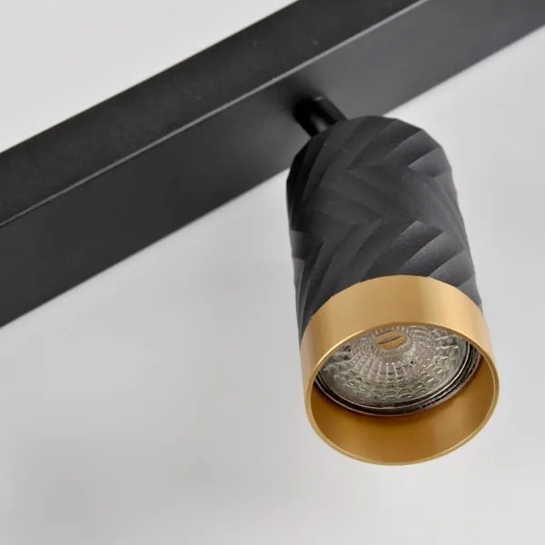 Faretto ARRAS 6xGU10/10W/230V nero