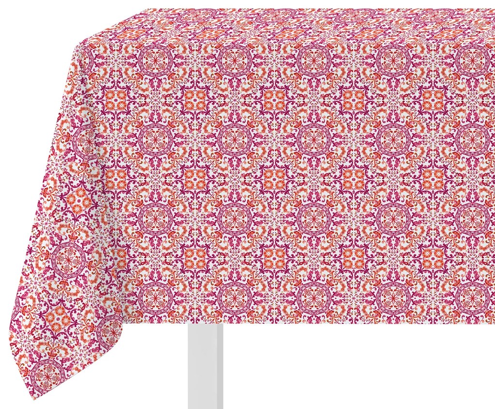 Tovaglia da esterno fiori viola in pvc