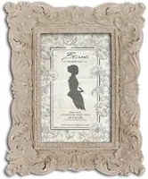 Cornice Portafoto Shabby Chic Decori Rilievo Antichizzata Classica Blanc Maricl Dimensione: Piccola